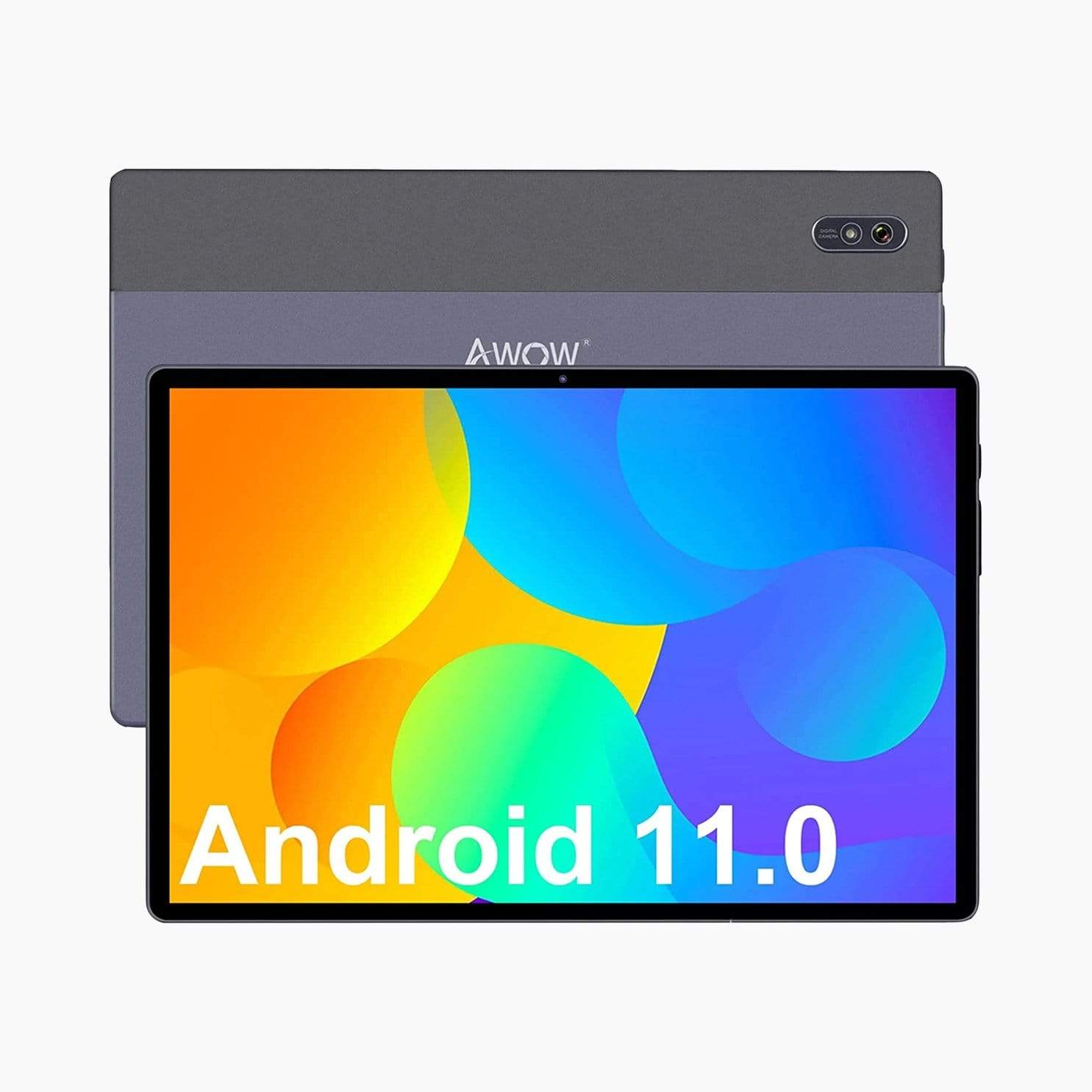 AWOW Tablet con Tastiera,Tablet 10 Pollici,Tablet Android 11 ROM 64GB  Espandibili 512GB,13MP Fotocamera,1920 * 1200 IPS,Octa-Core,6000mAh,Dual