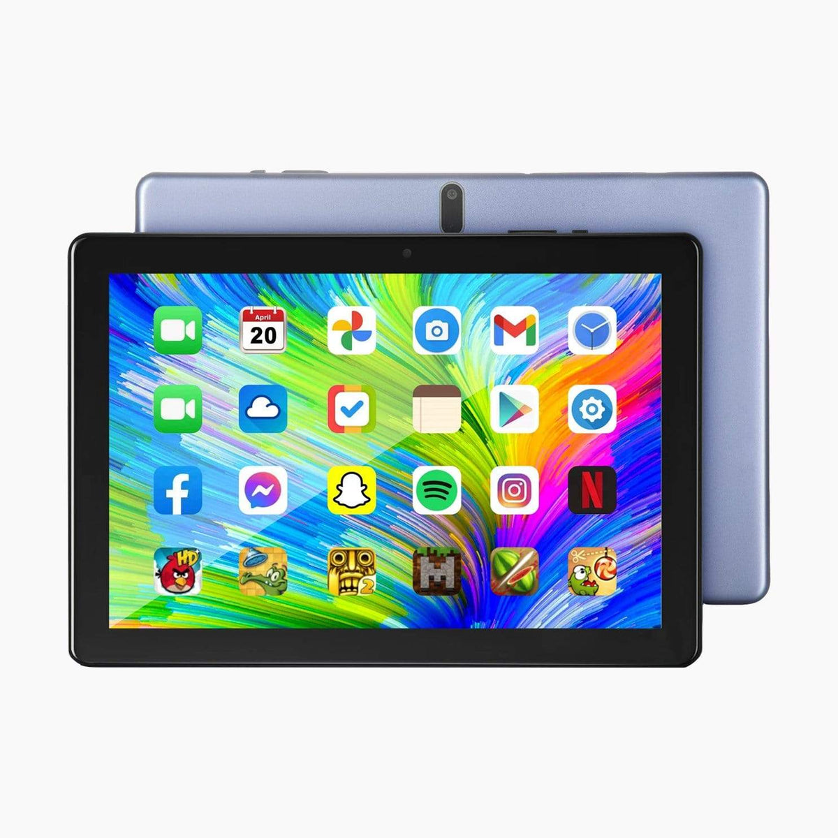 AWOW Tablet con Tastiera,Tablet 10 Pollici,Tablet Android 11 ROM 64GB  Espandibili 512GB,13MP Fotocamera,1920 * 1200 IPS,Octa-Core,6000mAh,Dual